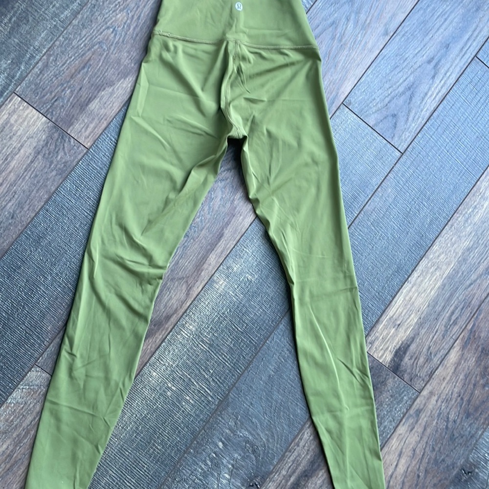 Bronze green lulu lemon leggings